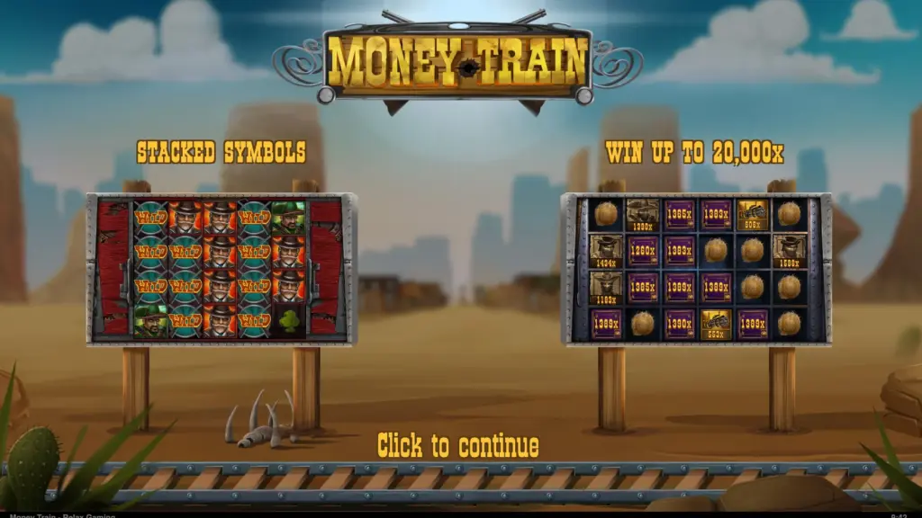 Money Train slot stacked symbols and potential maximum win overview